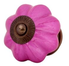 Neon Solid Pink Melon Drawer Knob